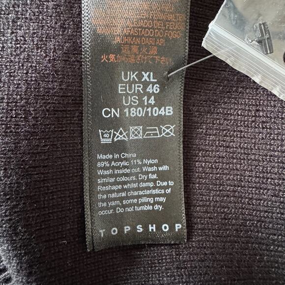 NWT TOPSHOP Black Sequin Nutcracker Christmas Jumper Not So Ugly Sweater - Picture 6 of 7